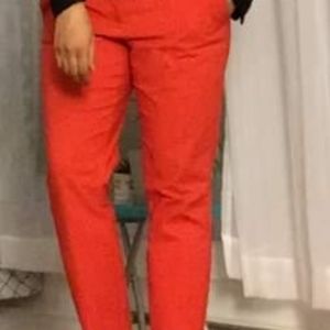 Blood orange dress pants